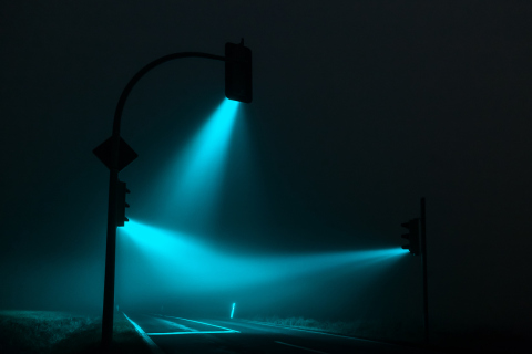 Misty Traffic Lights in Germany Photographed by Lucas Zimmermann (2)