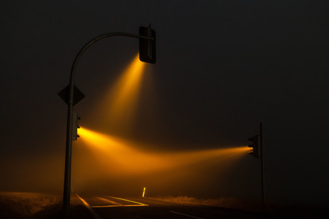 Misty Traffic Lights in Germany Photographed by Lucas Zimmermann (3)